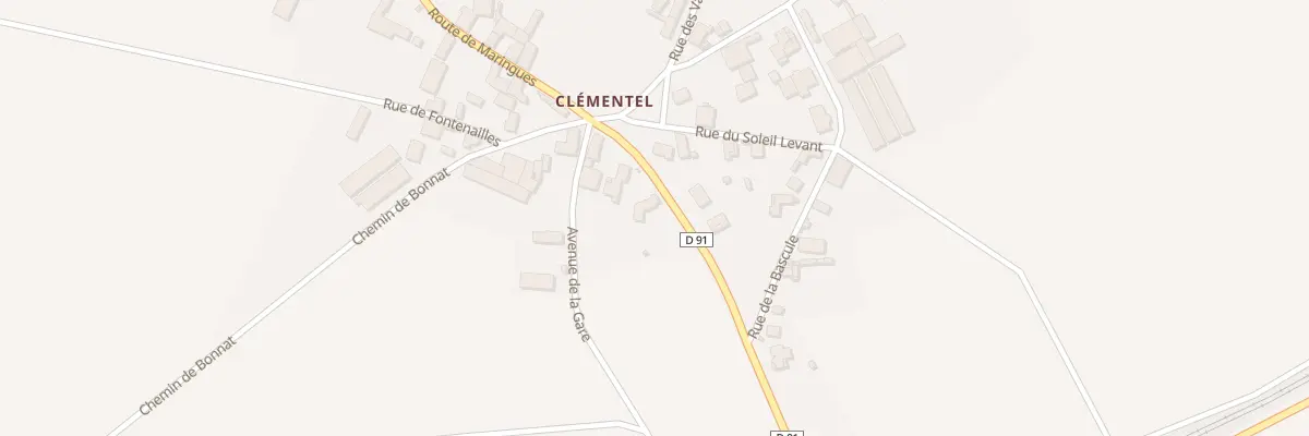Plan du 26 Rte de Maringues à Saint-Clément-de-Régnat