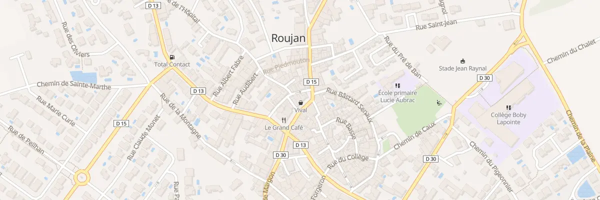 Plan du 11 Rue de la Centenaire à Roujan