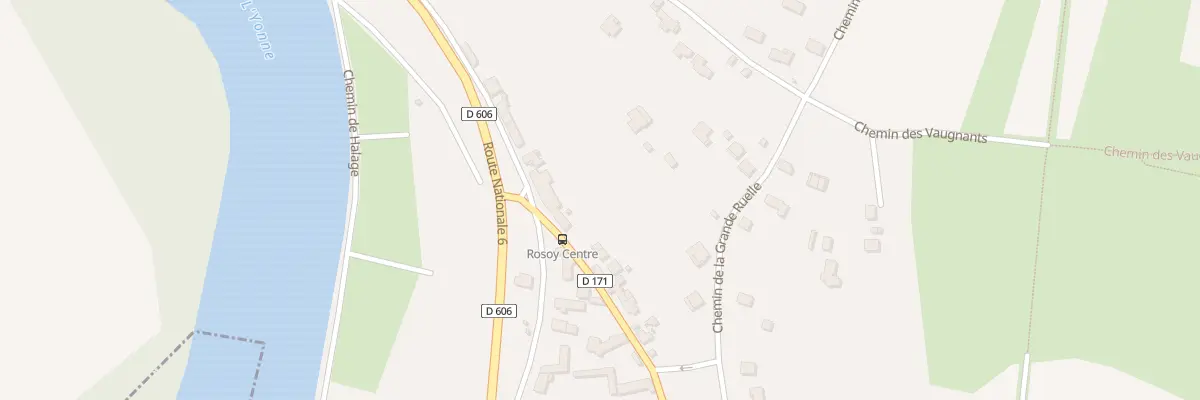 Plan du 1 Rte de Véron à Rosoy