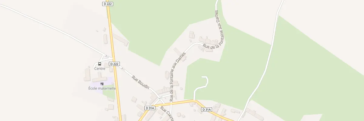 Plan du 7 Rue de la Fontaine aux Dames à Hondevilliers