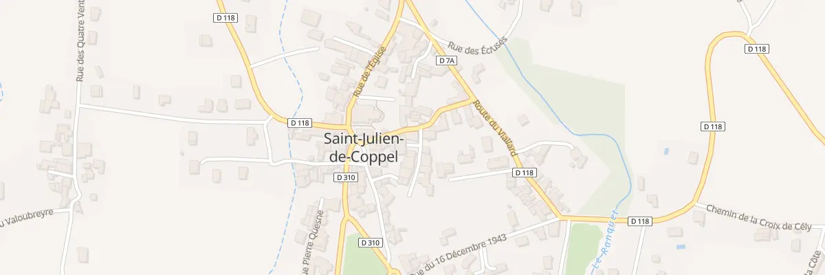 Plan du 14 Imp des Hirondelles St Julien à Saint-Julien-de-Coppel