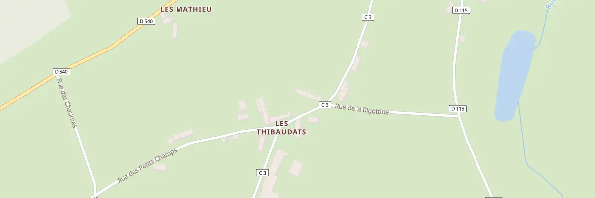 Plan du 47 Les Thibaudats à Saint-Bonnot