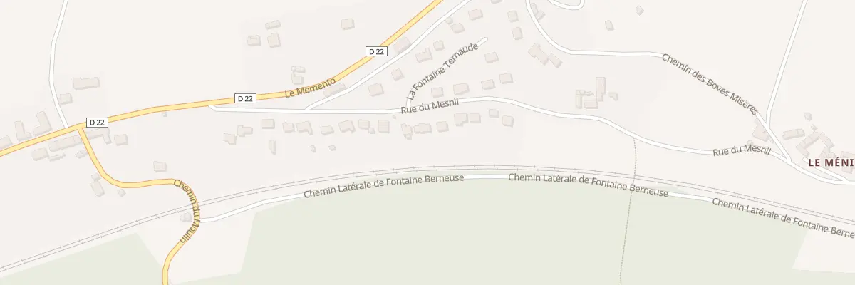 Plan du 22 Rue du Mesnil à Rozet-Saint-Albin