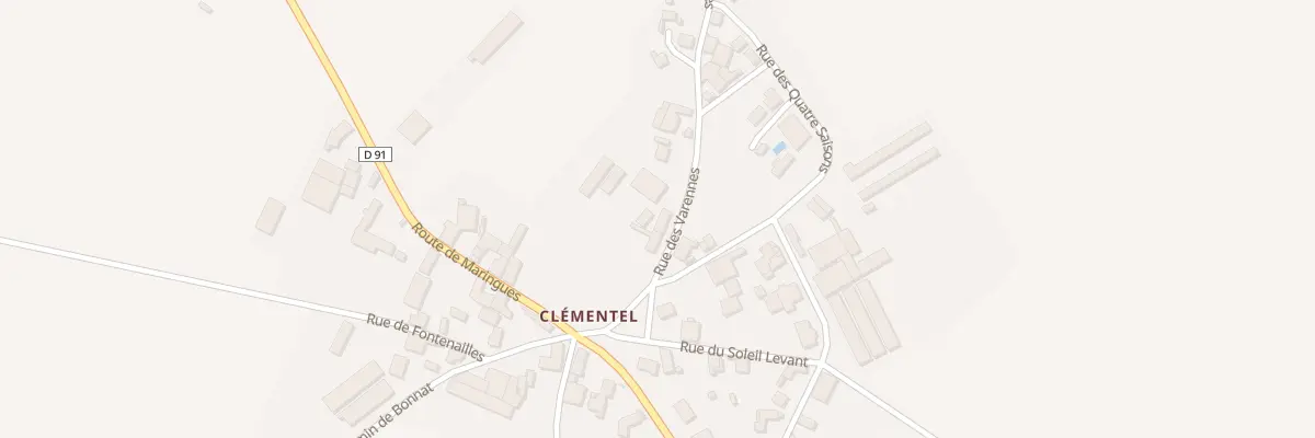 Plan du 5 Rue des Varennes à Saint-Clément-de-Régnat