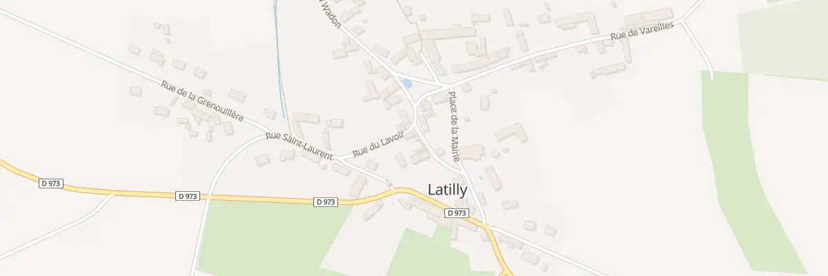Plan du 1 Rue de l’Eglise à Latilly