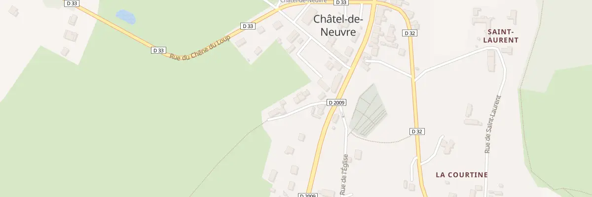 Plan du 6 Rue des Chaumas à Châtel-de-Neuvre