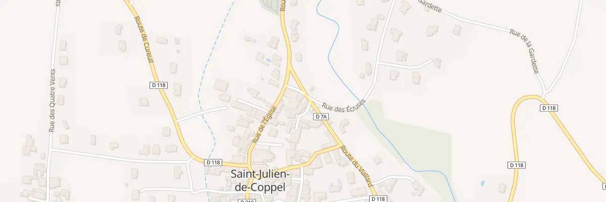 Plan du 5003 Pl de l’Arbaletrier St Julien à Saint-Julien-de-Coppel