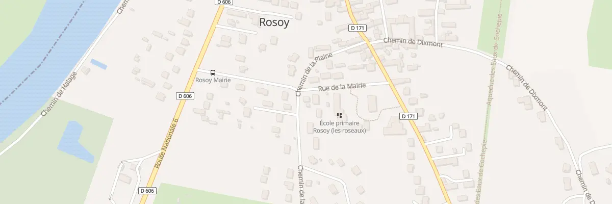 Plan du 3 Che de la Plaine à Rosoy