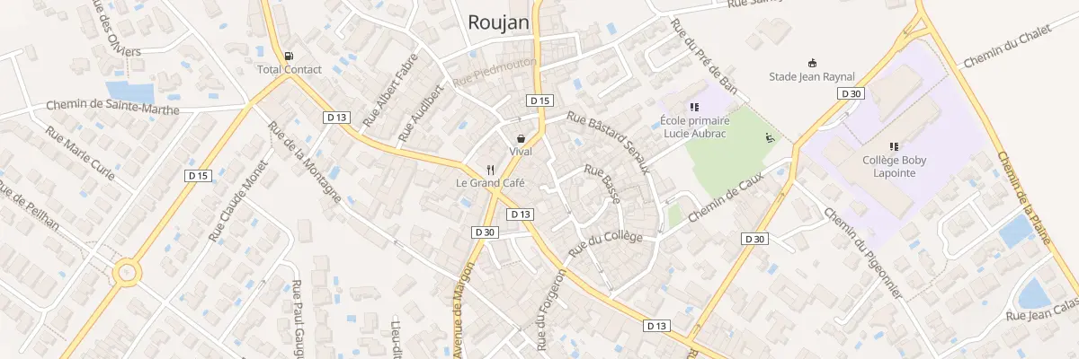 Plan du 32 Rue Droite à Roujan