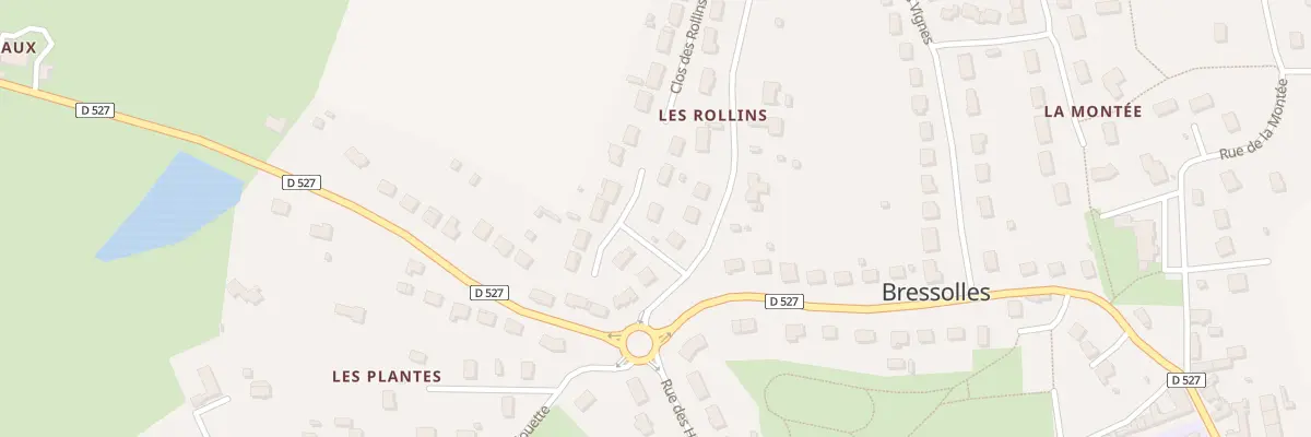 Plan du 4 Imp des Eglantines à Bressolles