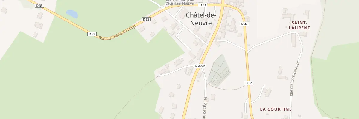 Plan du 4 Rue de Chaumas à Châtel-de-Neuvre