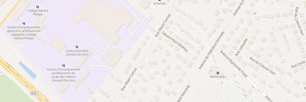 Plan du 52 Rue Albert Camus à Soissons