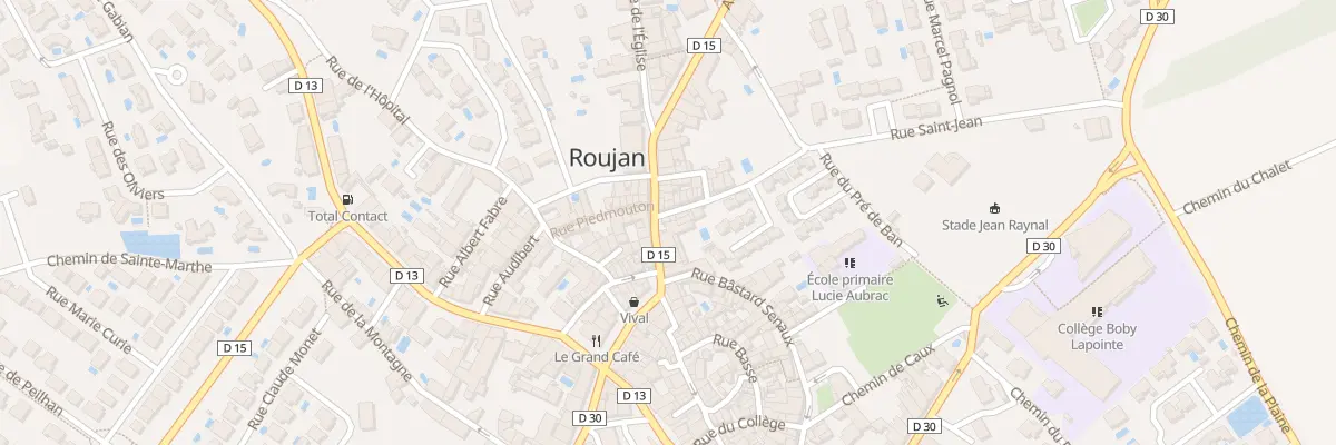 Plan du 1 Rue Saint Jean à Roujan
