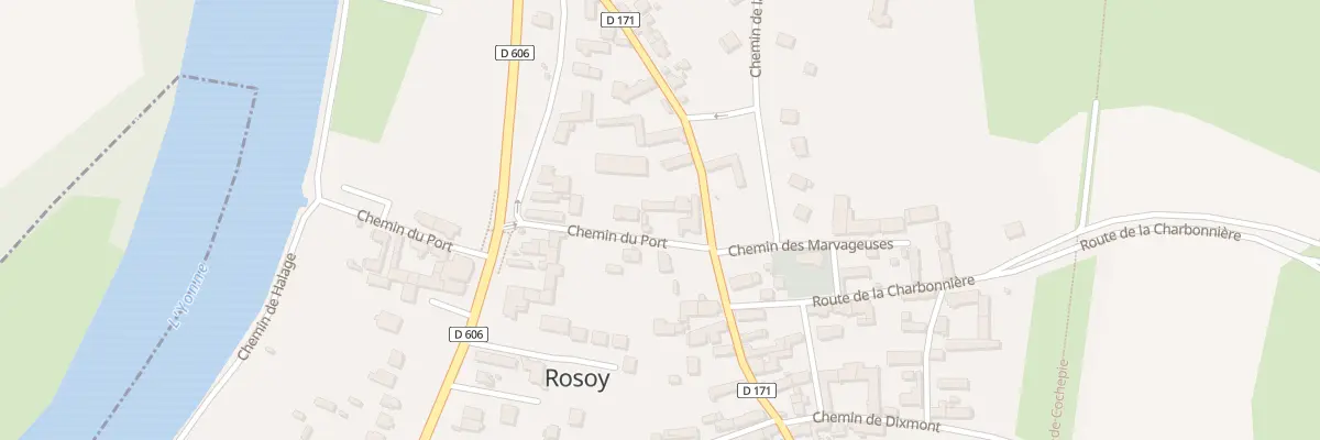 Plan du 5 Che du Port à Rosoy