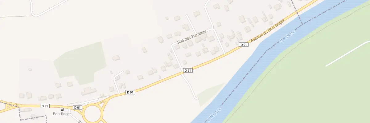 Plan du 38 Av du Bois Roger à Pasly