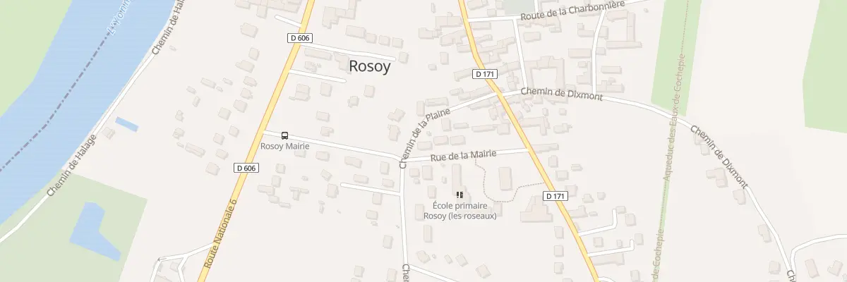Plan du 7 Rue de la Mairie à Rosoy