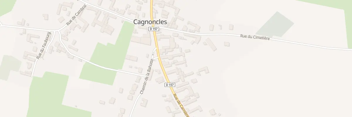 Plan du 11 Rue de Carnieres à Cagnoncles
