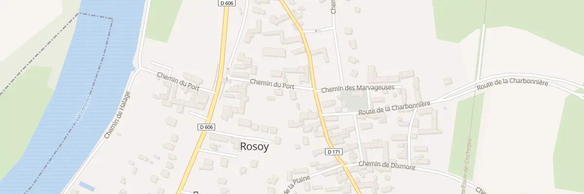 Plan du 10 Che du Port à Rosoy
