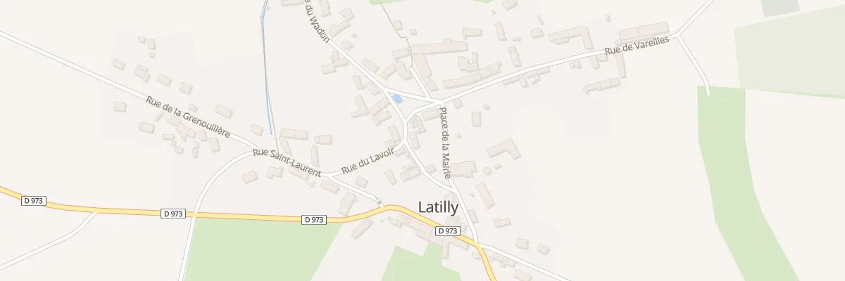 Plan du 2 Rue de l’Eglise à Latilly