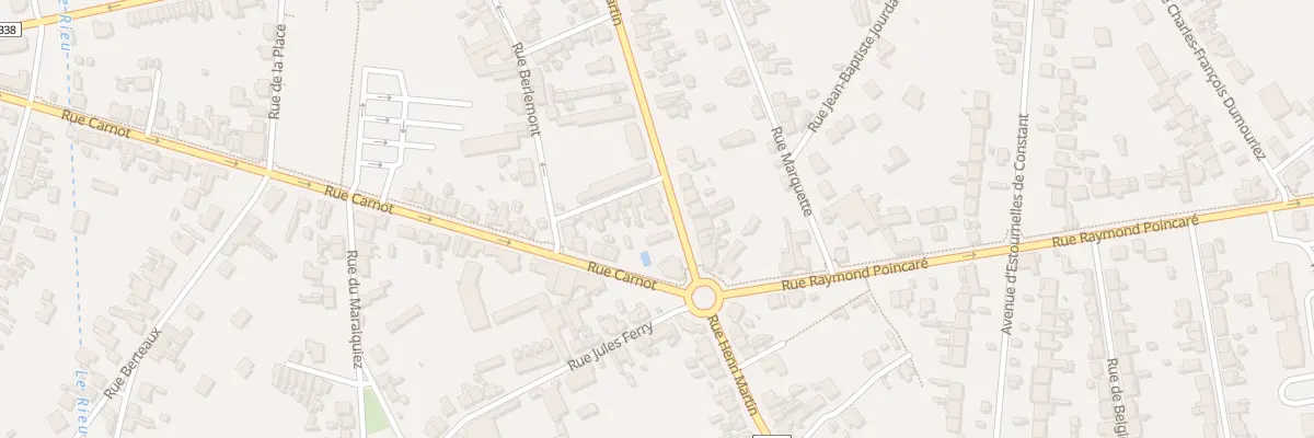 Plan du 26 Rue Henri Martin à Tergnier