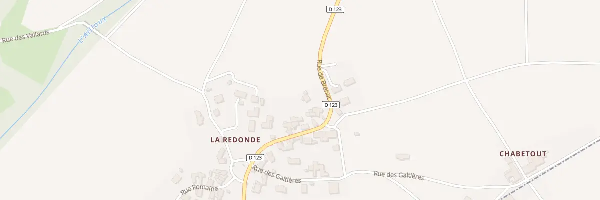 Plan du 3T Rue de Brenat (la Redonde) à Brenat