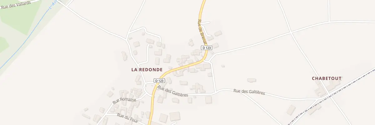 Plan du 3 Rue de Brenat (la Redonde) à Brenat
