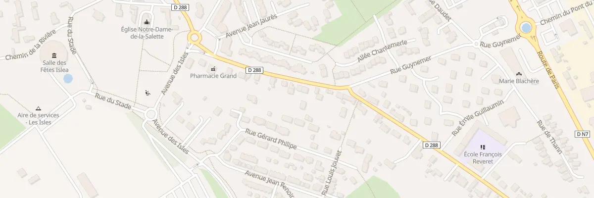 Plan du 59 Rue de la République à Avermes