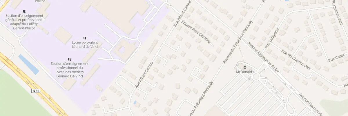 Plan du 44 Rue Albert Camus à Soissons