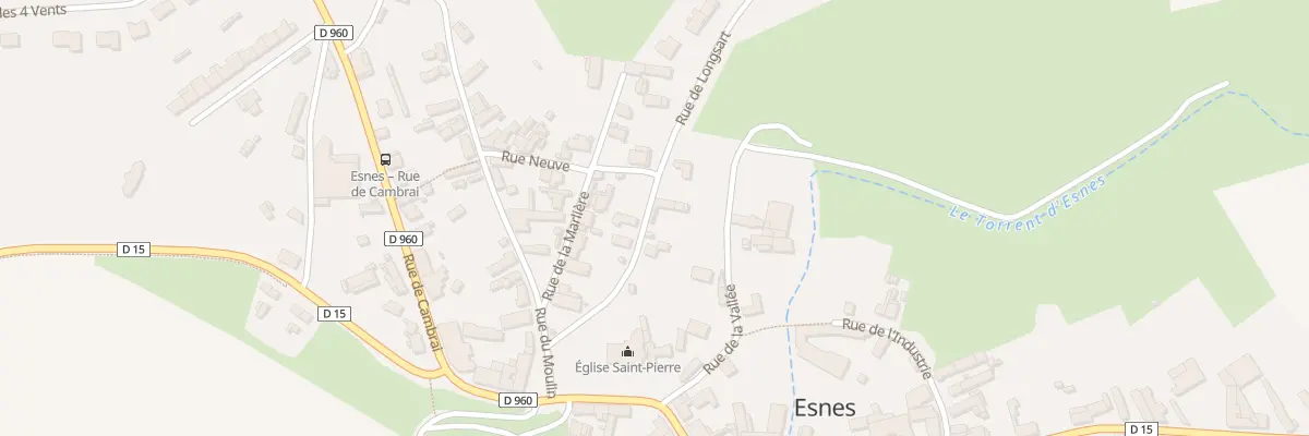 Plan du 4 Che de Longsart à Esnes