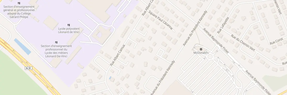 Plan du 40 Rue Albert Camus à Soissons