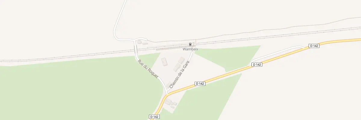 Plan du 19T Rue du Roquet à Wambaix