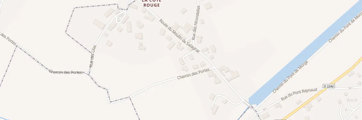 Plan du 9001 Rte du Moulin de Salagnat à Maringues
