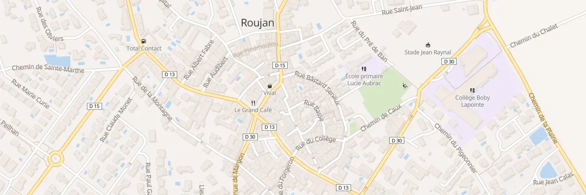 Plan du 31B Rue Droite à Roujan