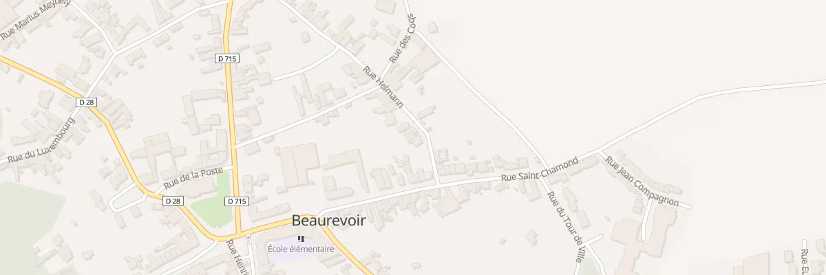 Plan du 3 Rue Helmann à Beaurevoir