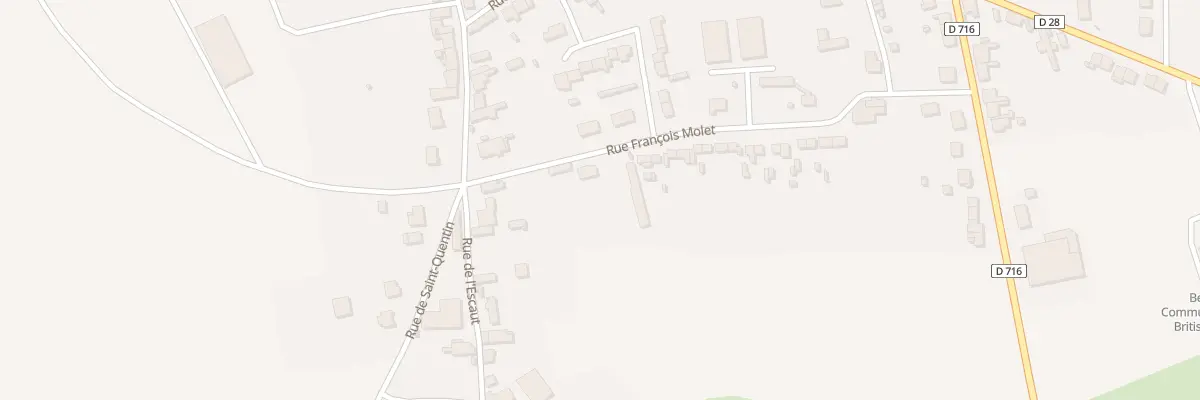 Plan du 5001 Rue François Molet à Beaurevoir