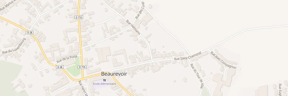 Plan du 1 Rue Helmann à Beaurevoir