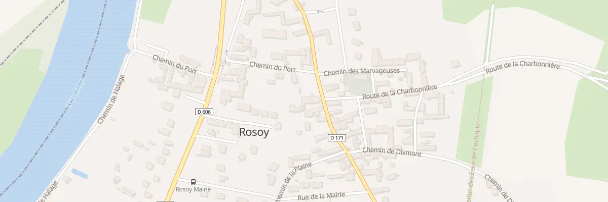 Plan du 14 Rte de Véron à Rosoy