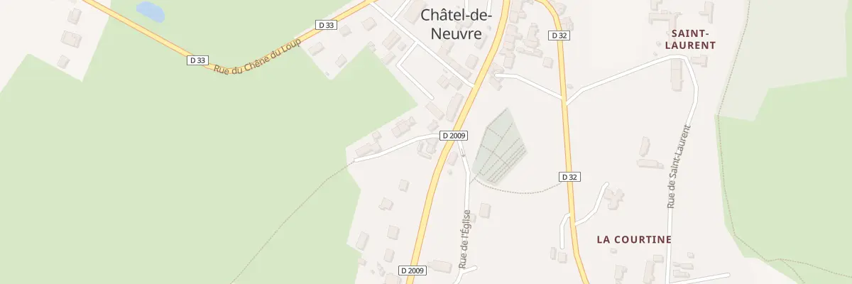 Plan du 24 Rue de Saint-Pourçain à Châtel-de-Neuvre