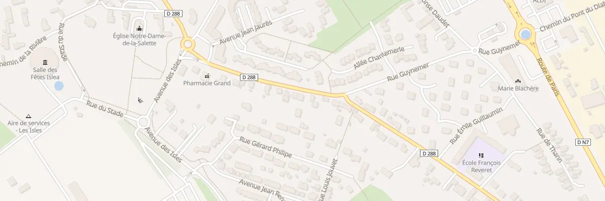 Plan du 57 Rue de la République à Avermes