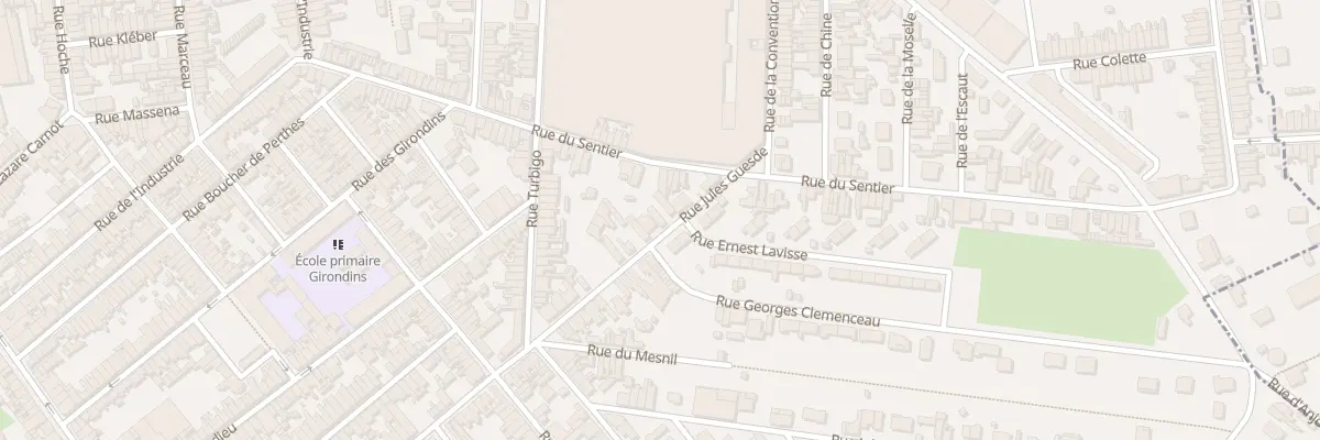 Plan du 129 Rue Jules Guesde à Saint-Quentin