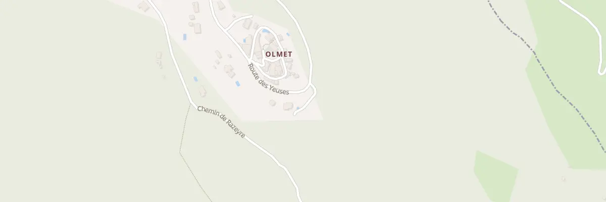 Plan du 132 Rte des Yeuses à Olmet-et-Villecun