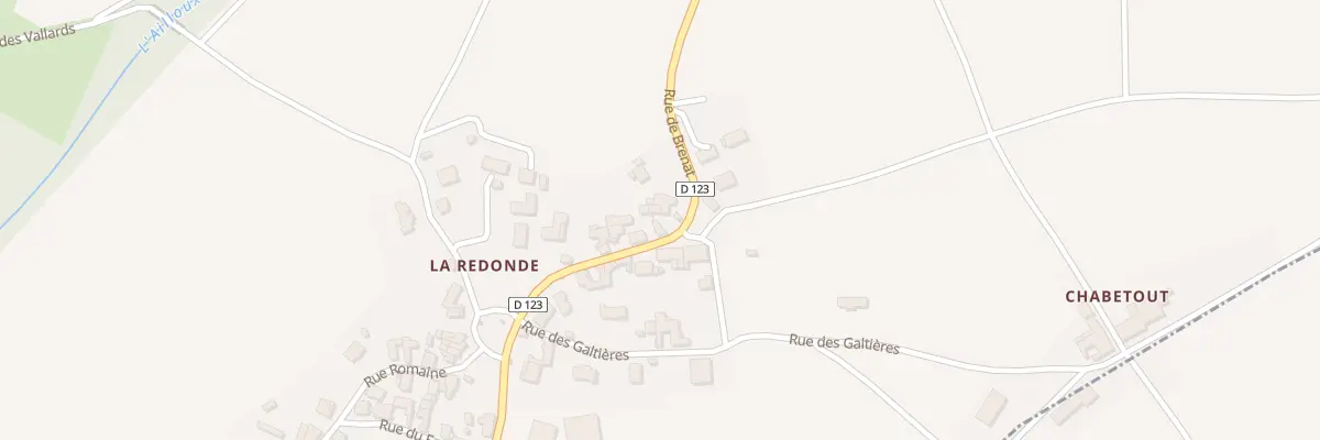 Plan du 5 Rue de Brenat (la Redonde) à Brenat