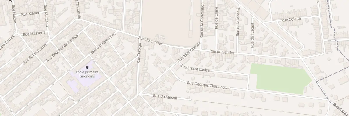 Plan du 133 Rue Jules Guesde à Saint-Quentin