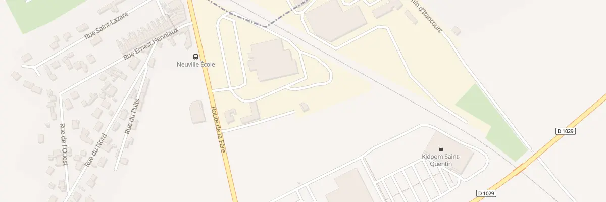 Plan du 103 Rue de la Fere à Neuville-Saint-Amand