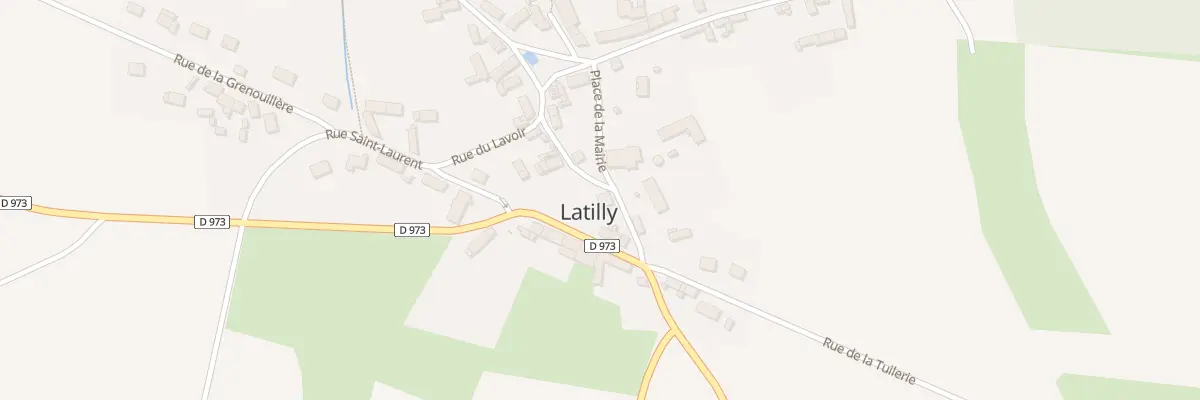 Plan du 9 Rue de l’Eglise à Latilly