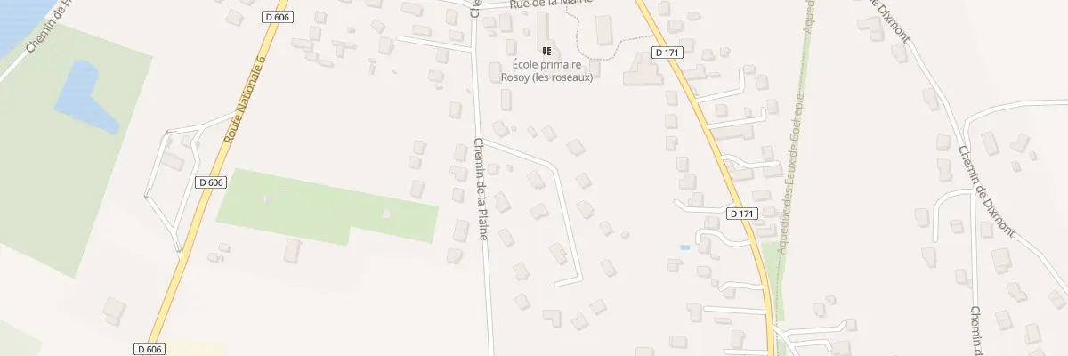 Plan du 2 Rue des Roseaux à Rosoy