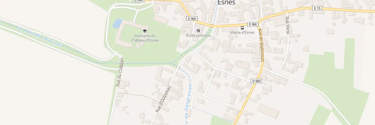 Plan du 6 Rue d’Outre l’Eau à Esnes