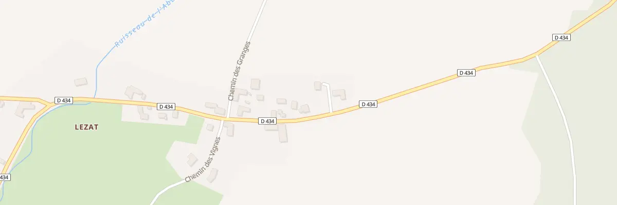 Plan du 23 Rte Saint Geat à Bas-et-Lezat