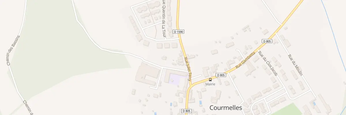 Plan du 83 Rue Jules Ferry à Courmelles