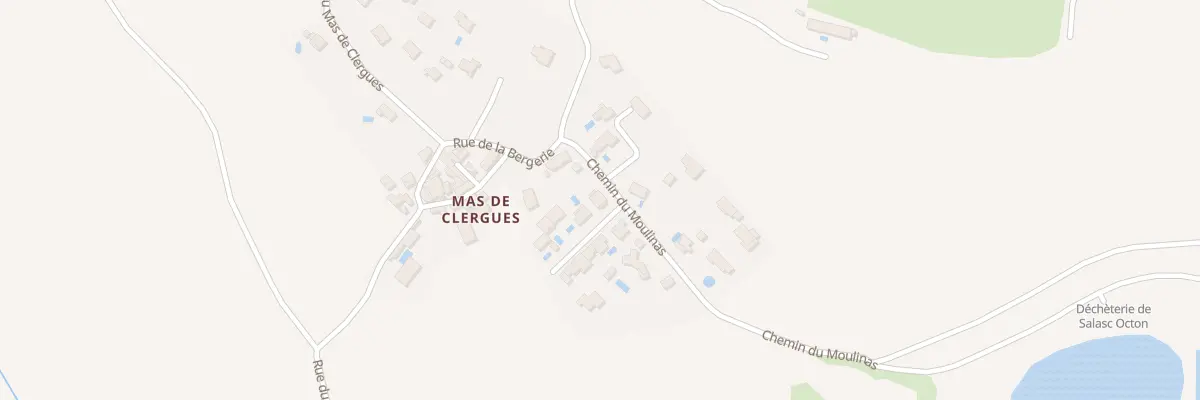 Plan du 6K Che du Moulinas à Octon
